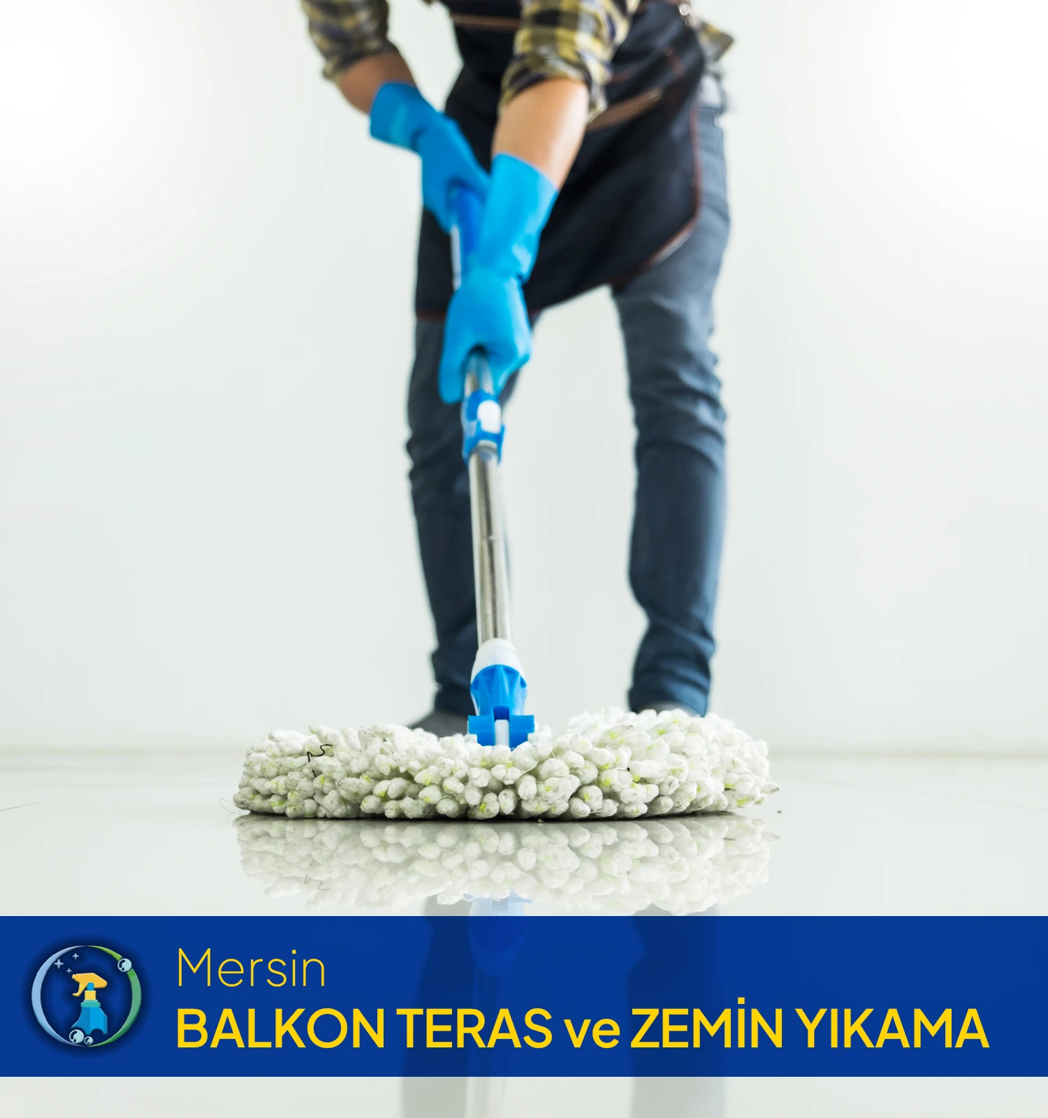 Balkon teras ve zemin yıkama